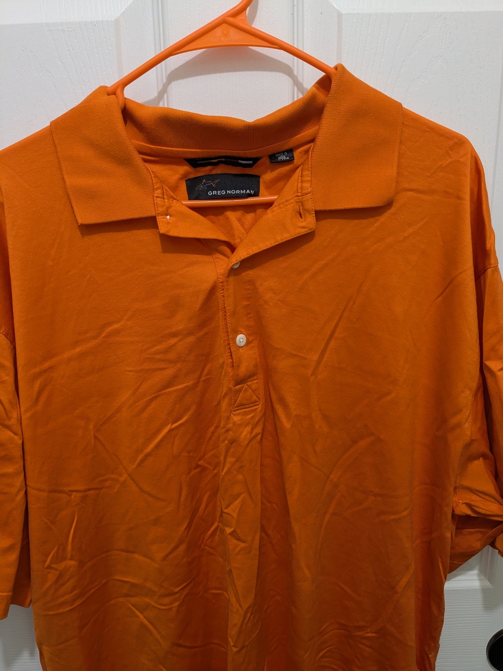 Greg Norman Collection Orange Polo Shirt